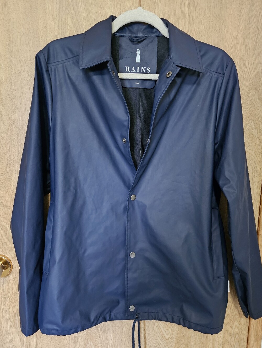 Rains Blue Women’s Unisex Rain jacket Size XS Small